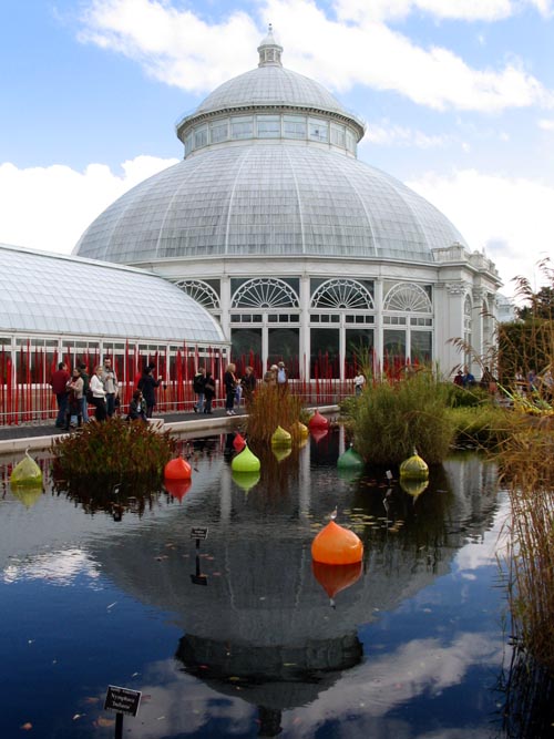 Haupt Conservatory, Dale Chihuly at New York Botanical Garden, Bronx Park, The Bronx, October 28, 2006