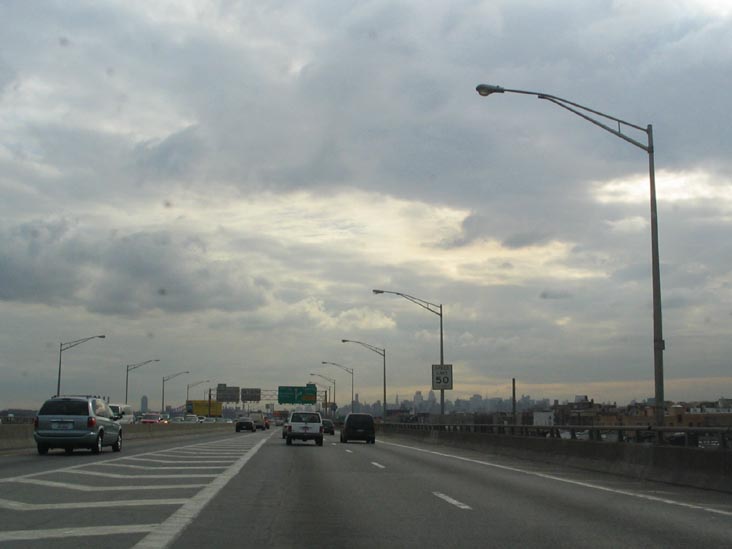 Manhattan Skyline From the Bruckner Expressway, The Bronx, March 24, 2006