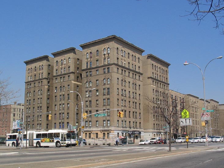 Kingsbridge Road and Grand Concourse, NW Corner, Across From Poe Park, Fordham, The Bronx
