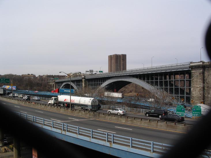 Washington Bridge From Undercliff Avenue, Across From Bridge Playground, Highbridge, The Bronx