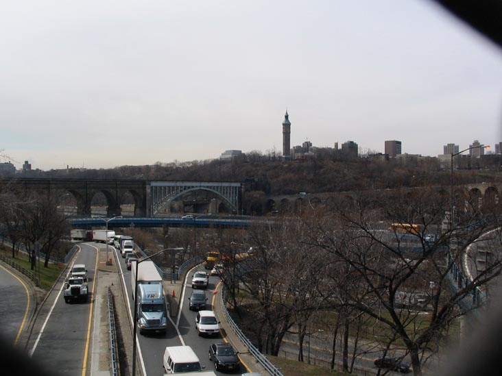 Highbridge From Undercliff Avenue, Across From Bridge Playground, Highbridge, The Bronx