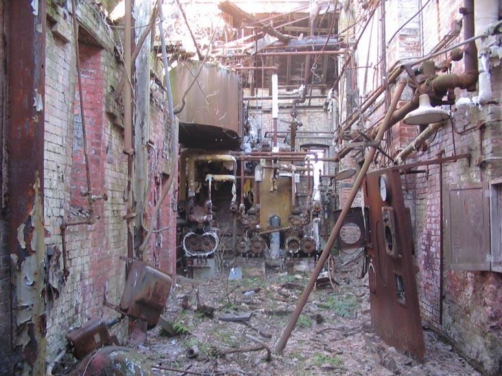 Boiler Room, North Brother Island, East River, The Bronx