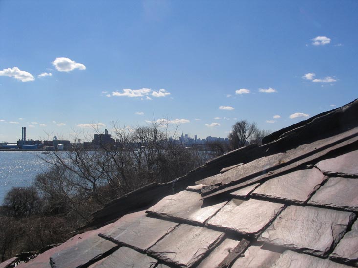 Manhattan Skyline From The Nurses' Home, North Brother Island, East River, The Bronx