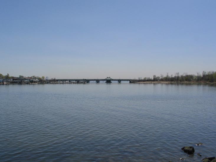 View Towards City Island Bridge From Orchard Beach, Pelham Bay Park, The Bronx