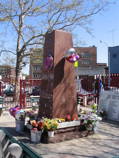 Happy Land Memorial, Southern Boulevard and East Tremont Avenue, East Tremont, The Bronx