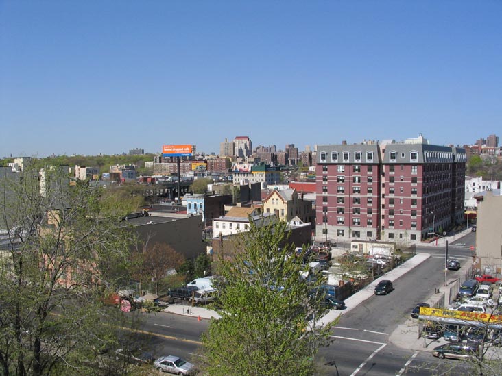 East 176th Street and Third Avenue From Tremont Park, Tremont, The Bronx
