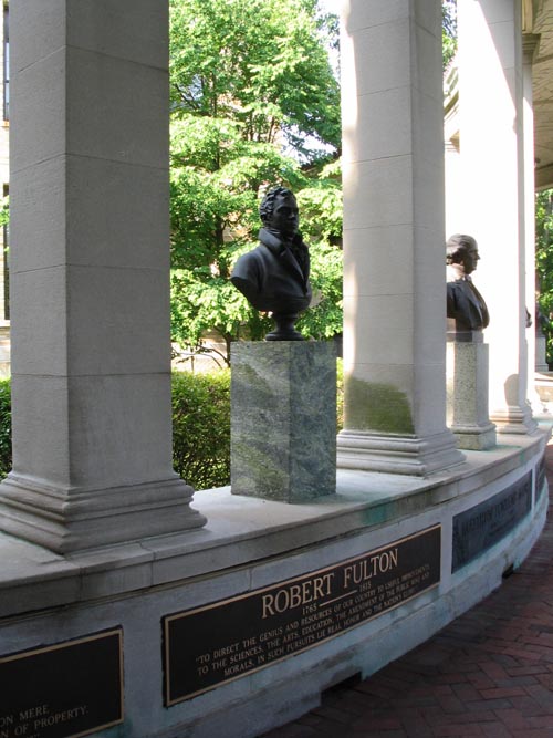 Robert Fulton Bust, Hall of Fame for Great Americans, Bronx Community College, University Heights, The Bronx