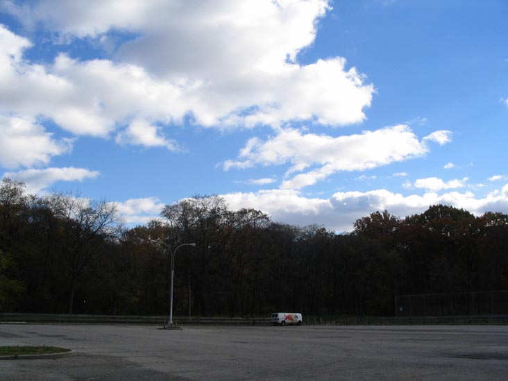 Parking Lot Near Mosholu Golf Course, Van Cortlandt Park, The Bronx
