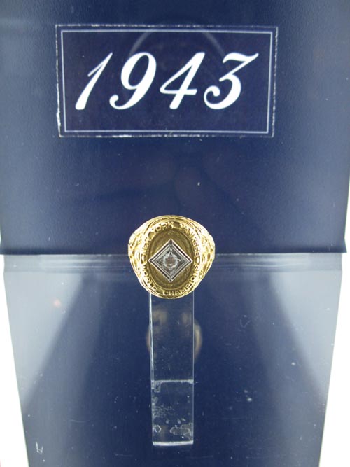 1943 World Series Ring, New York Yankees Museum, Yankee Stadium, The Bronx, June 7, 2011