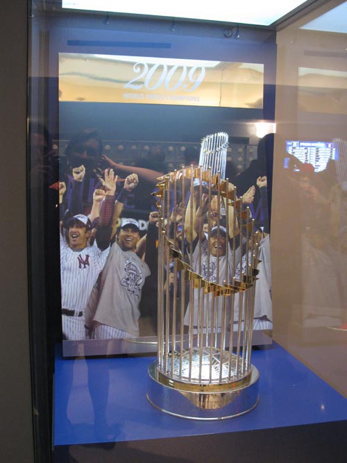 2009 World Championship Trophy, New York Yankees Museum, Yankee Stadium, The Bronx, June 7, 2011