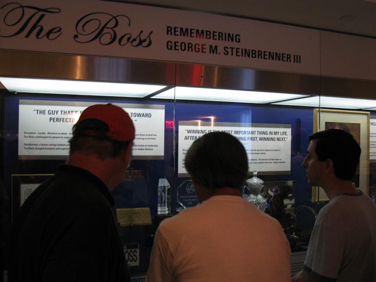 Remembering George M. Steinbrenner III Display, New York Yankees Museum, Yankee Stadium, The Bronx, June 7, 2011