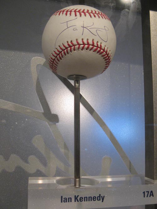 Ian Kennedy Signed Baseball, New York Yankees Museum, Yankee Stadium, The Bronx, June 7, 2011