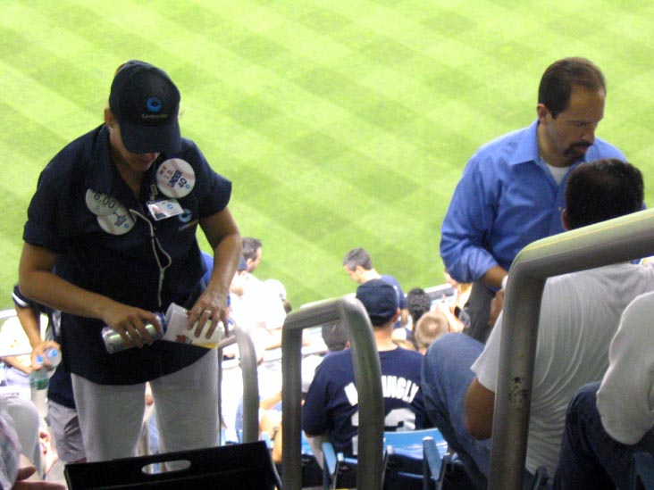 Beer Vendor, New York Yankees vs. Chicago White Sox, July 31, 2007, Yankee Stadium, The Bronx