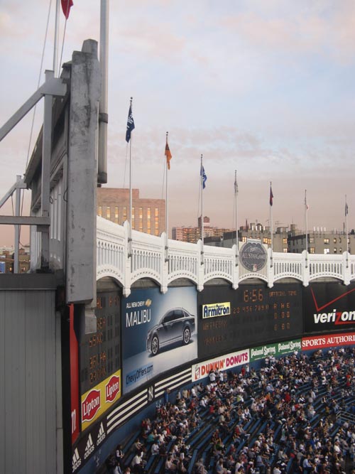 Frieze, New York Yankees vs. Chicago White Sox, Yankee Stadium, The Bronx, September 17, 2008