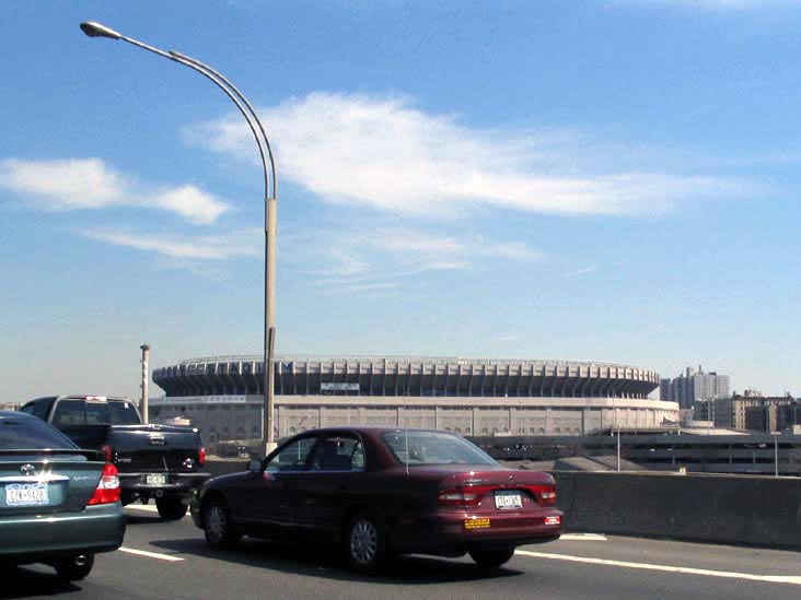 Yankee Stadium From The Major Deegan Expressway, The Bronx