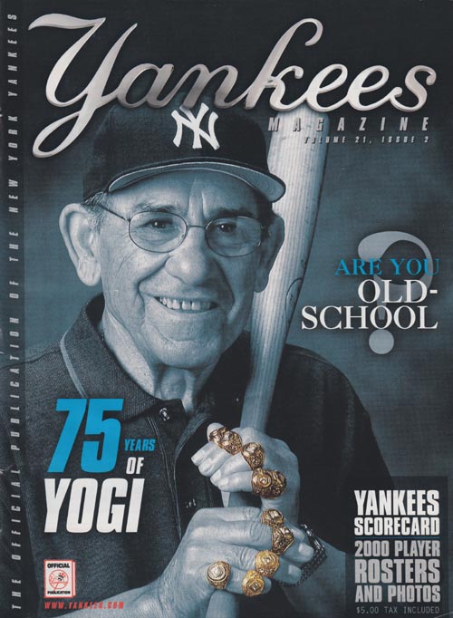 2000 New York Yankees Program