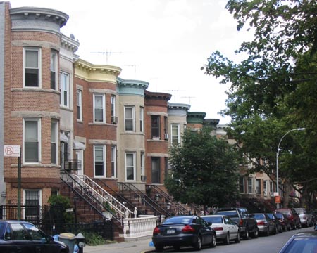 Side Street off of Fourth Avenue, Bay Ridge, Brooklyn