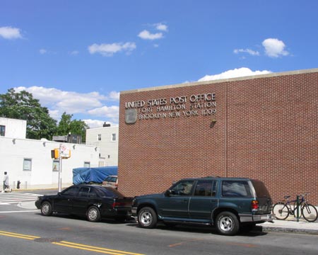 United States Post Office, Fort Hamilton Station, 8801 Fifth Avenue, Bay Ridge, Brooklyn 11209