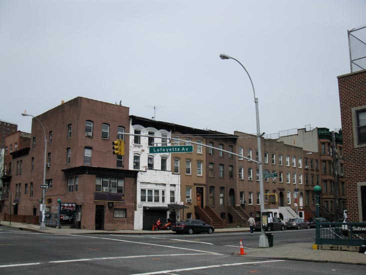 Bedford Avenue and Lafayette Avenue, SE Corner, Bedford-Stuyvesant, Brooklyn