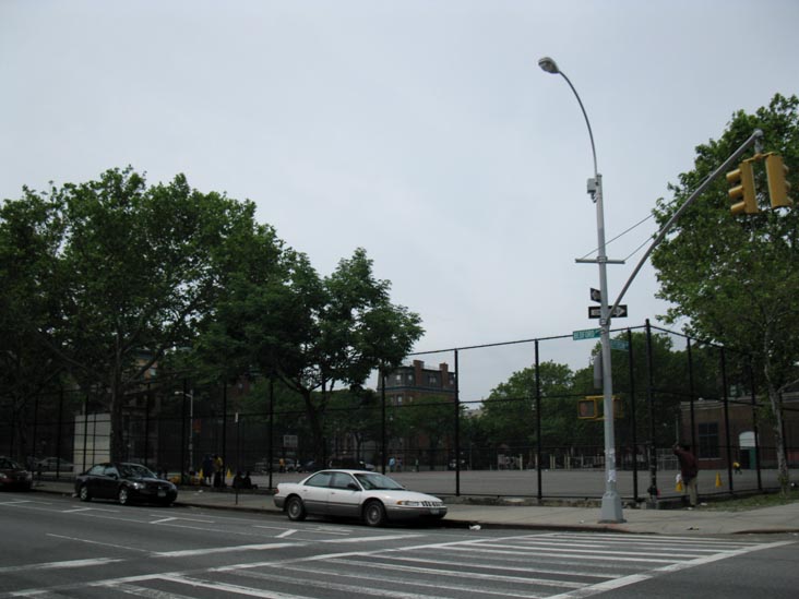 John Hancock Playground, Bedford Avenue and Jefferson Avenue, SW Corner, Bedford-Stuyvesant, Brooklyn