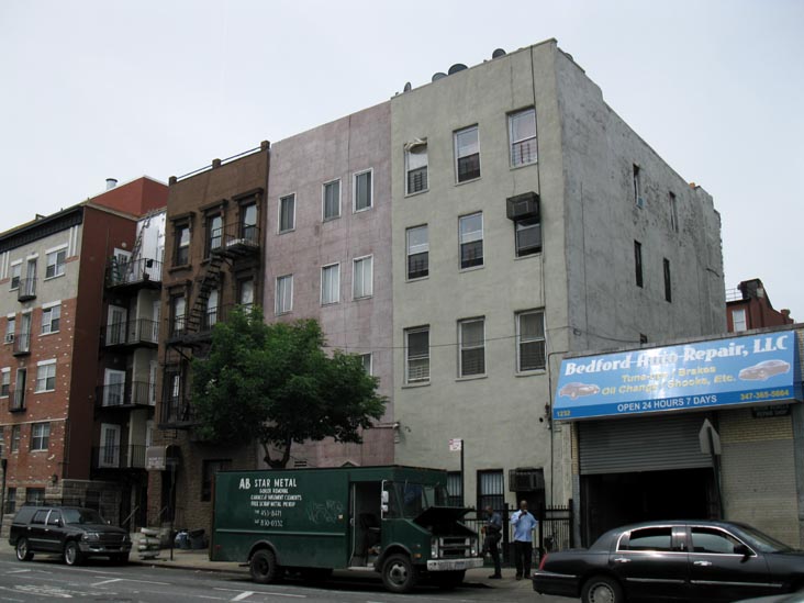 West Side of Bedford Avenue Between Hancock Street and Halsey Street, Bedford-Stuyvesant, Brooklyn