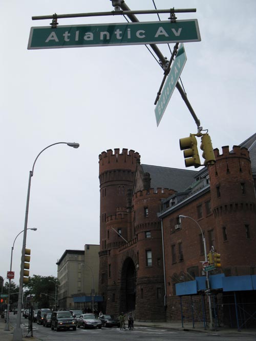 23rd Regiment Armory, 1322 Bedford Avenue at Atlantic Avenue, Crown Heights, Brooklyn