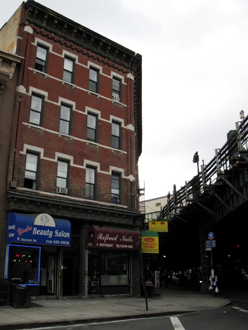 Stuyvesant Avenue and Broadway, SW Corner, Bedford-Stuyvesant, Brooklyn
