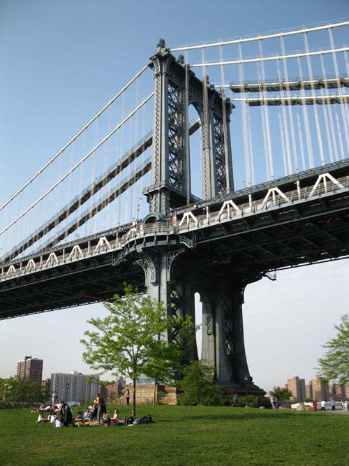 Manhattan Bridge From Brooklyn Bridge Park, Brooklyn, May 13, 2011