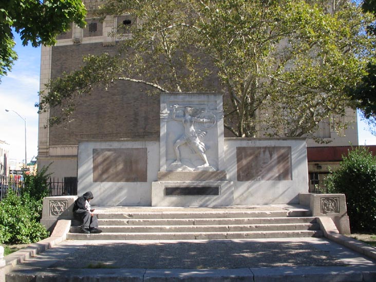 Zion Park War Memorial/Brownsville War Memorial, Zion Triangle, Brownsville, Brooklyn