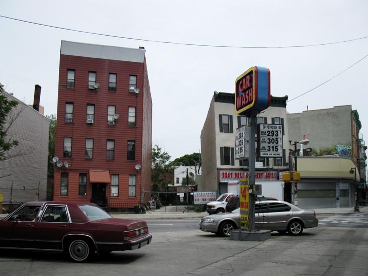 North Side of Myrtle Avenue at Bushwick Avenue, Bushwick, Brooklyn