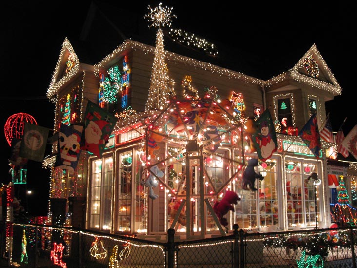 Seddio Christmas House 2011, Flatlands Avenue and East 93rd Street, Canarsie, Brooklyn, December 23, 2011