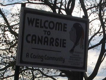 Welcome to Canarsie Sign, Canarsie Veterans Circle, Canarsie, Brooklyn