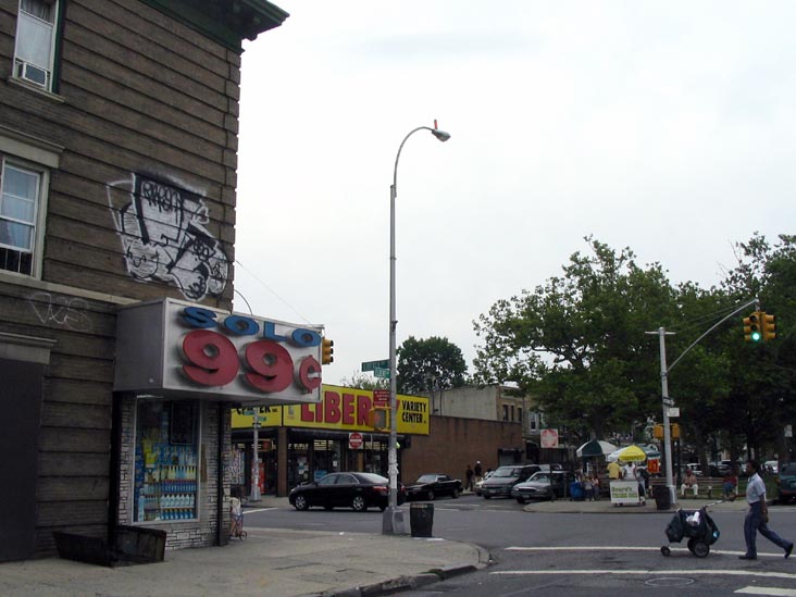 Eldert Lane and Liberty Avenue, NE Corner, City Line, Brooklyn