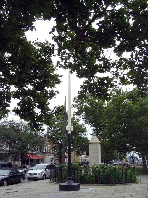 Liberty Avenue World War II Memorial, Public Place, Eldert Lane South of Liberty Avenue, City Line, Brooklyn