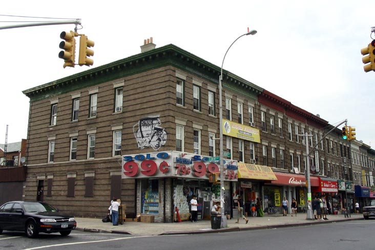 Eldert Lane and Liberty Avenue, NE Corner, City Line, Brooklyn