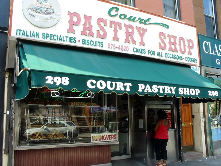 Court Pastry Shop, 298 Court Street, Cobble Hill, Brooklyn