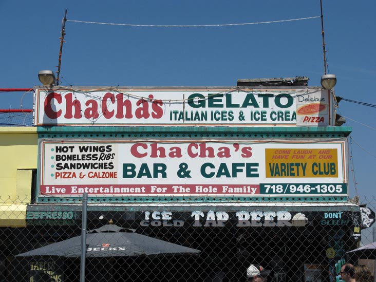 Cha Cha's, Boardwalk, Coney Island, Brooklyn, April 25, 2009