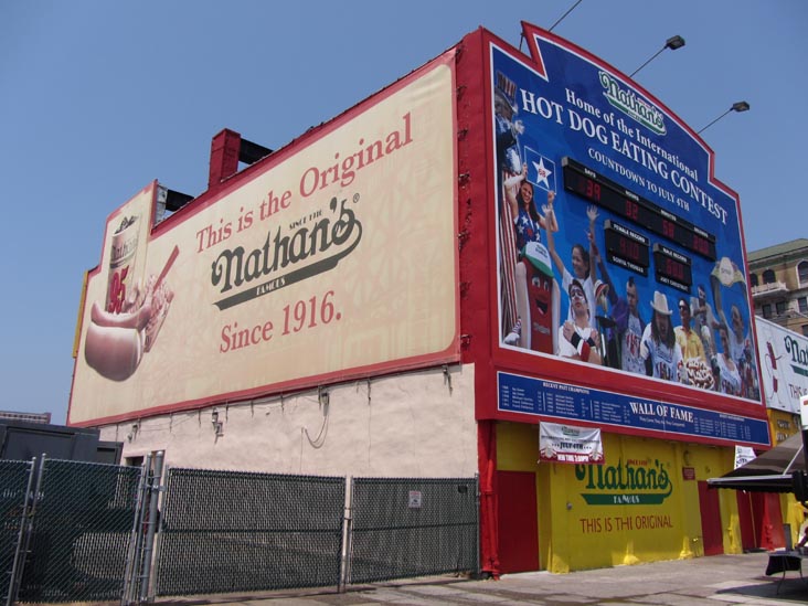 Nathan's Hot Dogs, Stillwell Avenue at Surf Avenue, Coney Island, Brooklyn, May 26, 2012