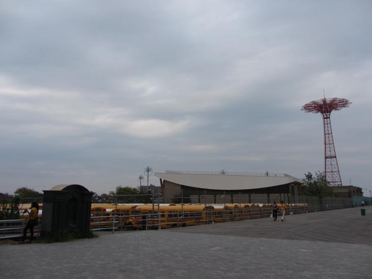 Abe Stark Sports Center and Parachute Jump, Boardwalk, Coney Island, Brooklyn, September 2, 2012