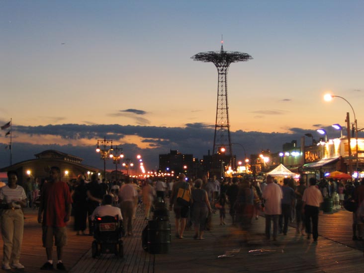 Coney Island Boardwalk, Coney Island, Brooklyn, September 4, 2005