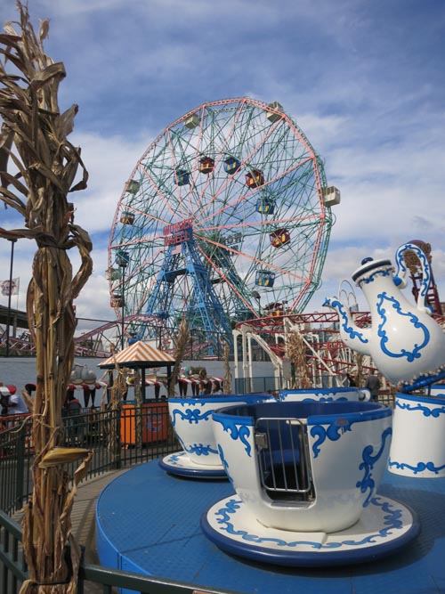 Wonder Wheel From Luna Park, Coney Island, Brooklyn, September 26, 2015