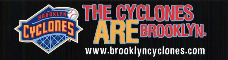 Brooklyn Cyclones Bumper Sticker