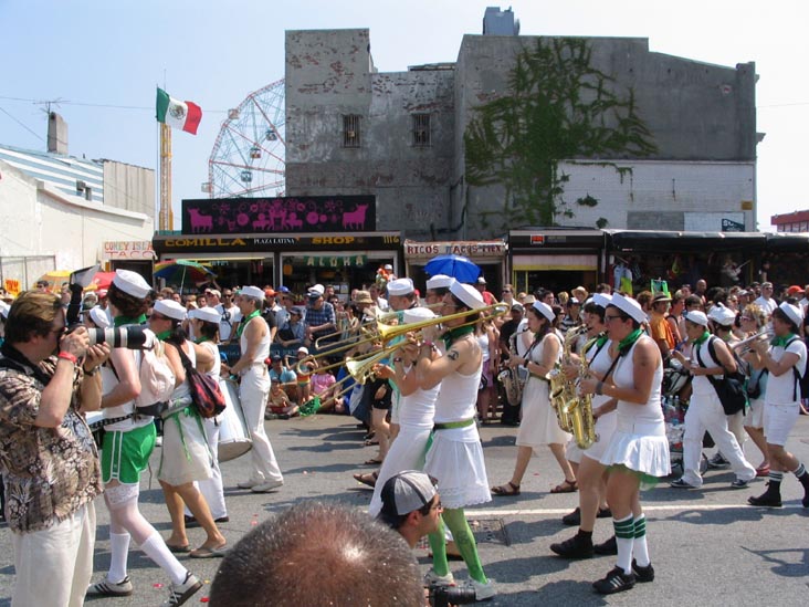 Marching Band, 2005 Mermaid Parade, Surf Avenue, Coney Island, June 25, 2005