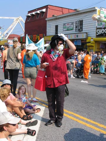Michael Jackson Costume, 2005 Mermaid Parade, Surf Avenue, Coney Island, June 25, 2005