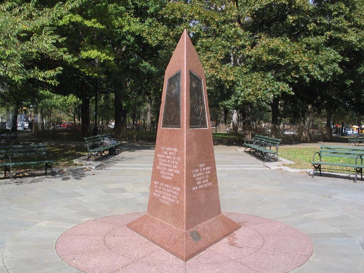 Dr. Ronald E. McNair Monument, McNair Park, Crown Heights, Brooklyn