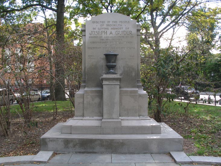 Joseph A. Guider Memorial, Dr. Ronald E. McNair Monument, McNair Park, Crown Heights, Brooklyn