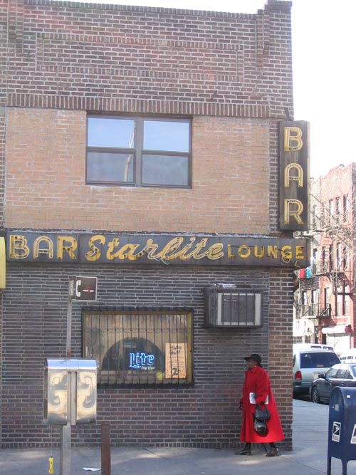 Starlite Lounge, 1084 Bergen Street at Nostrand Avenue, Crown Heights, Brooklyn