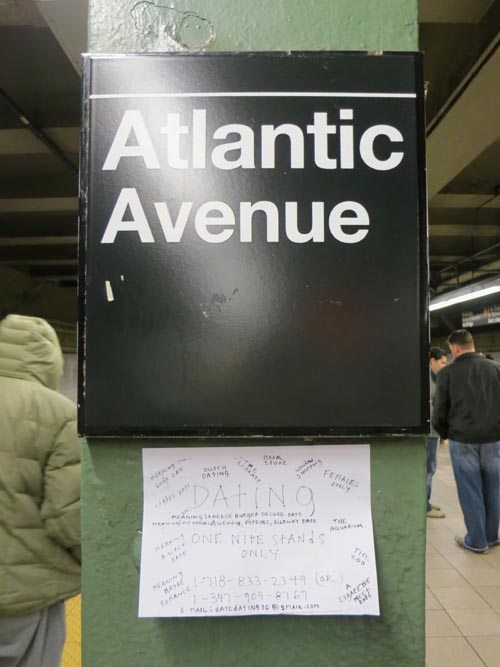 Atlantic Avenue-Barclays Center Subway Station, Downtown Brooklyn, December 15, 2012