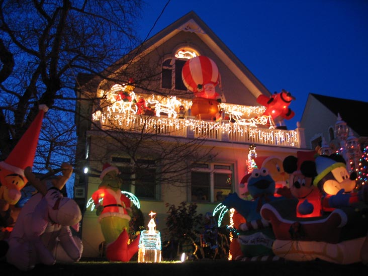 Dyker Heights Christmas Lights, West Side of 12th Avenue Between 83rd and 84th Streets, Dyker Heights, Brooklyn
