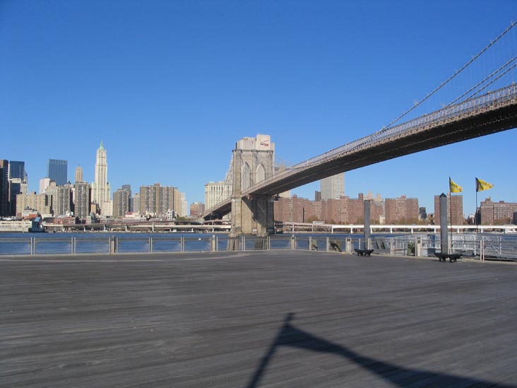 Brooklyn Bridge, Fulton Ferry Landing, Brooklyn